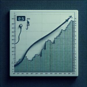 Gas price increase graph