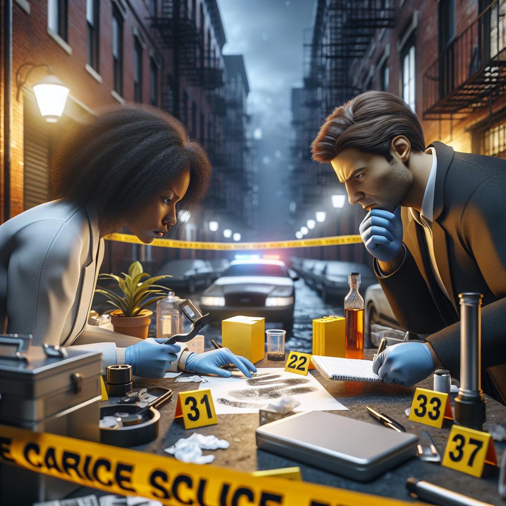 Crime scene investigation.