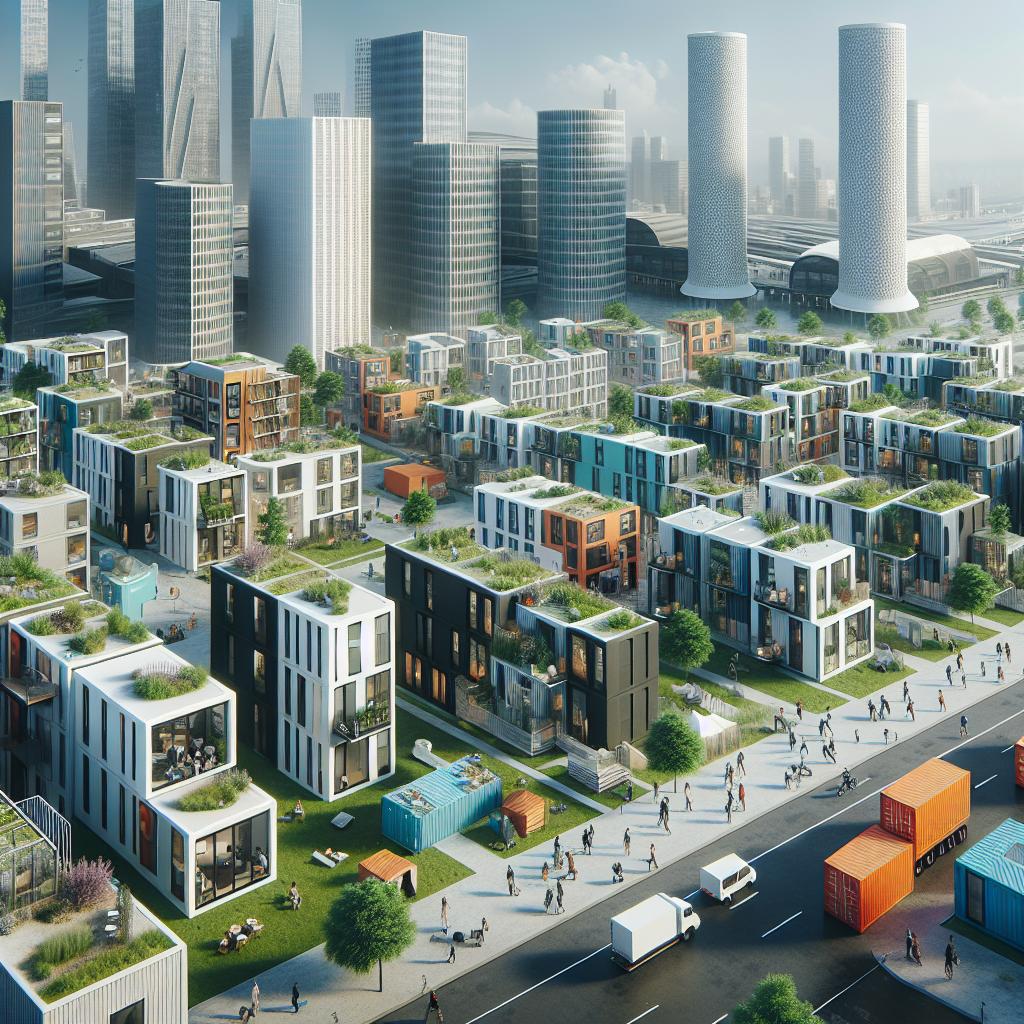 Urban housing affordability solutions.
