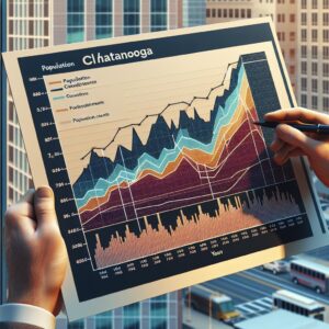 "Chattanooga population growth graph"