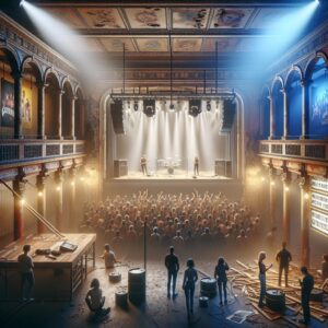 "Music venue revitalization concept"