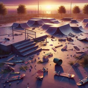 Skate park confrontation aftermath