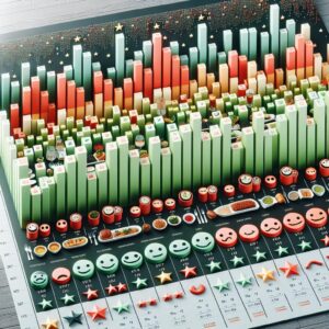 Restaurant rating comparison chart.