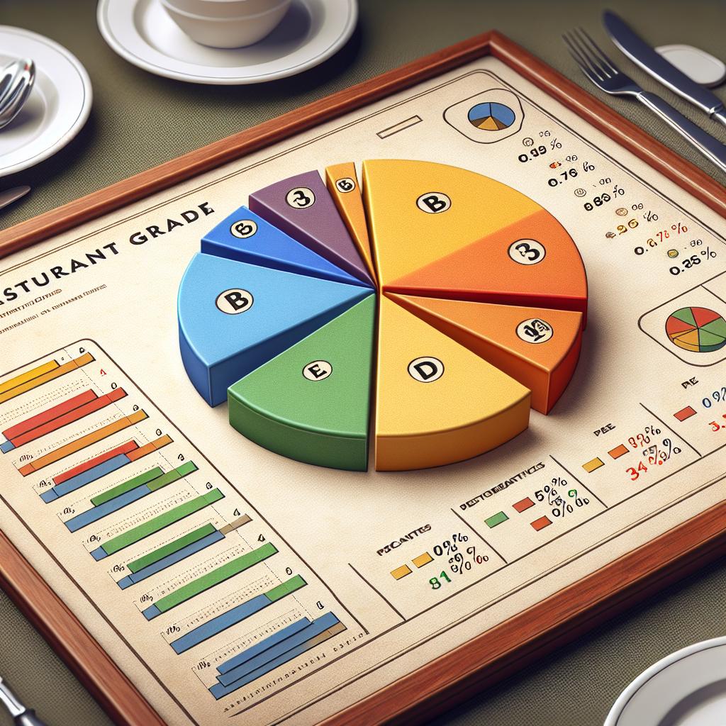 Restaurant grades comparison chart.