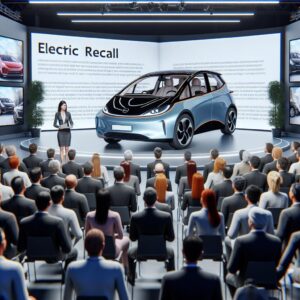 Electric car recall announcement.