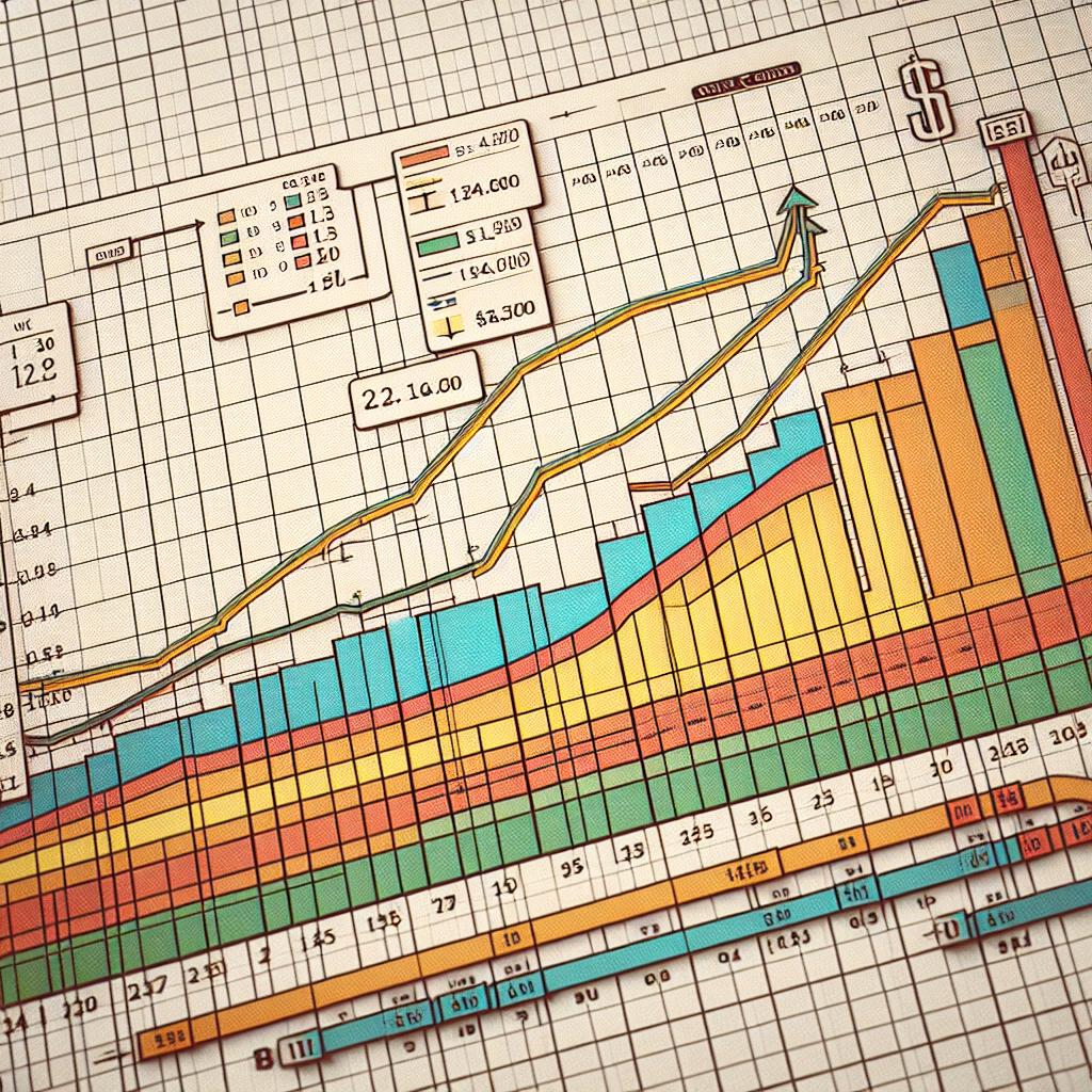 Gas price comparison graph.