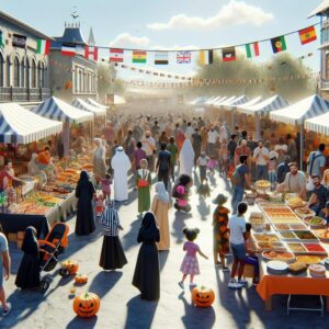 Summerween Food Festival Illustration