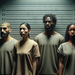 Mugshot lineup display concept