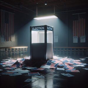 Election loss concept image.