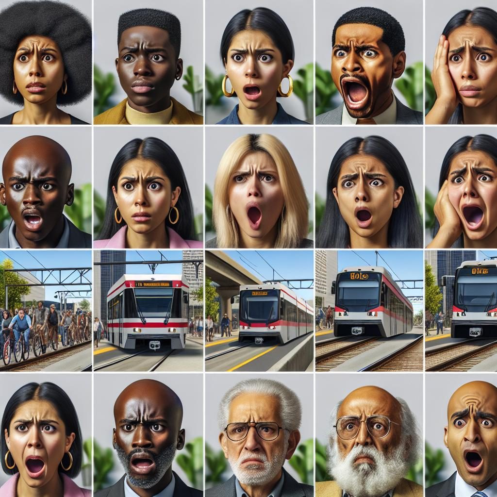 Transportation policy reactions collage.