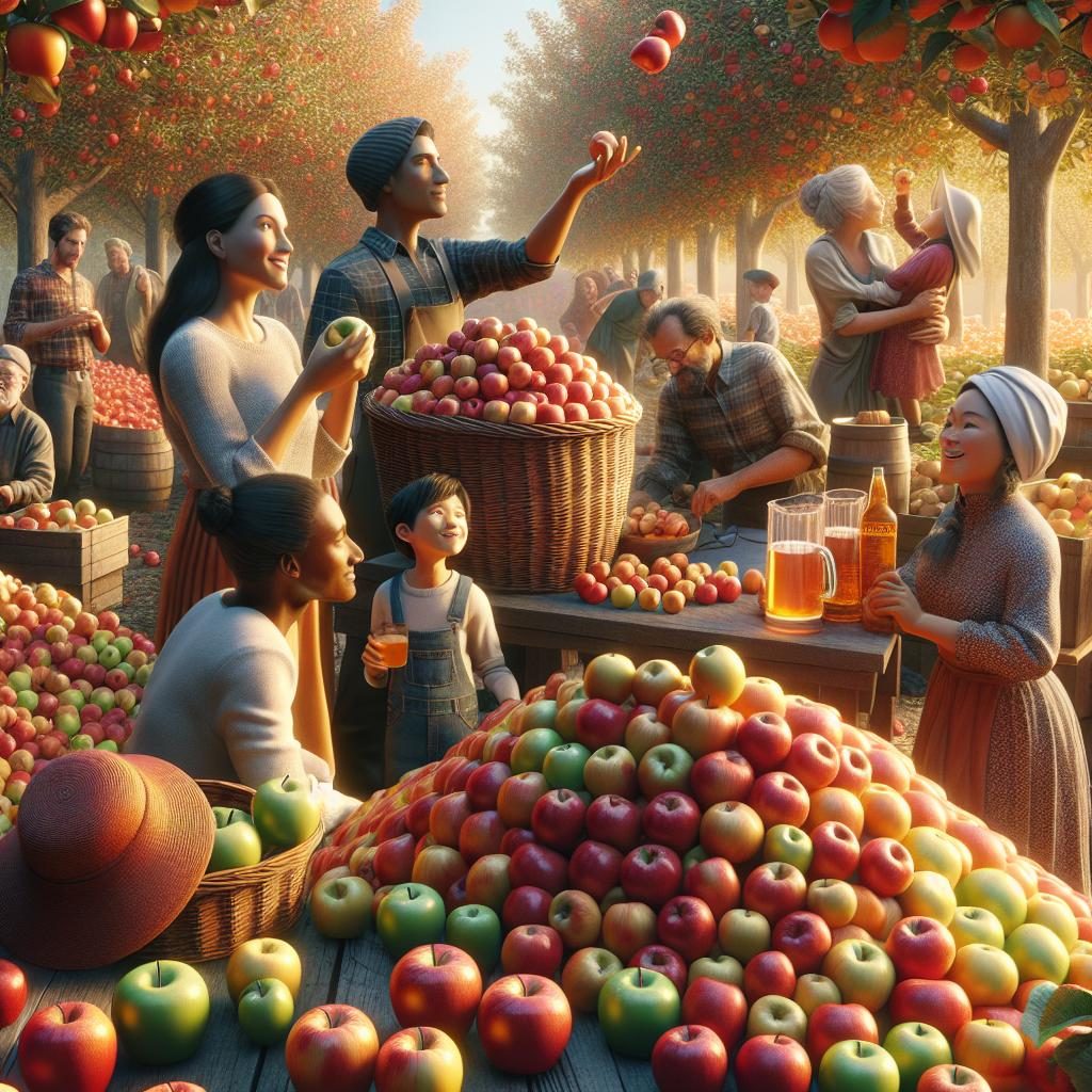 Autumn apples celebration