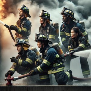 Firefighters in Action