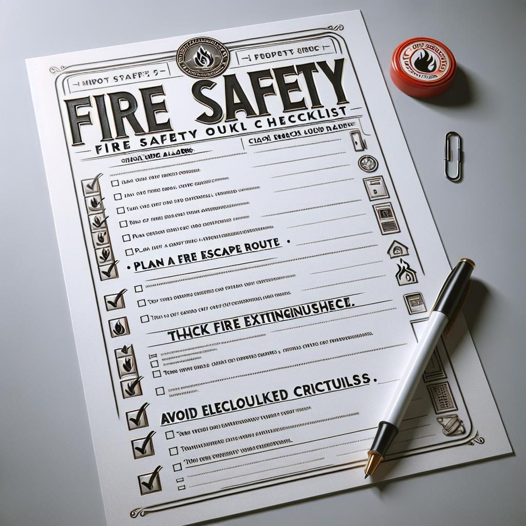 Fire Safety Checklist