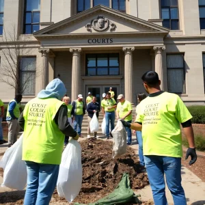 Chattanooga Hosts Community Clean-Up Day at Courts Building