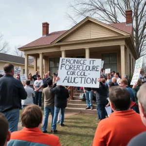 Chattanooga Foreclosure Auction Draws Unprecedented Crowd and Community Support