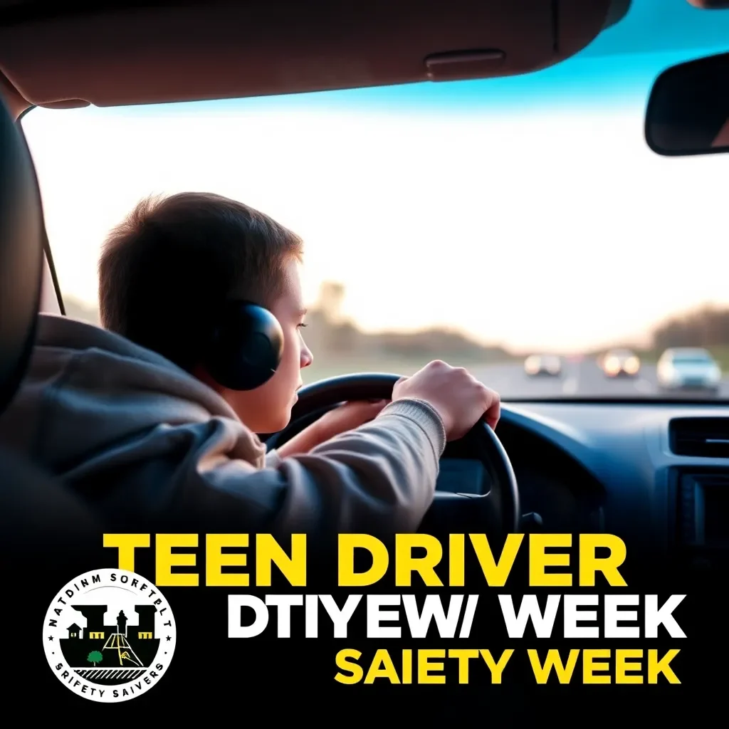 National Teen Driver Safety Week Aims to Raise Awareness on Road Risks for Young Drivers