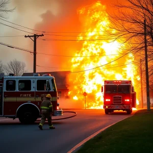 Chattanooga Fire Department Responds to Major Blaze on Faith Road