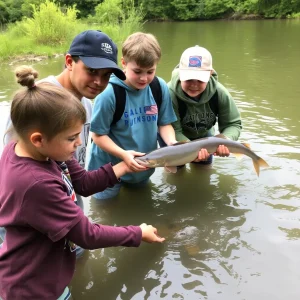 Chattanooga Students Participate in Lake Sturgeon Conservation Initiative