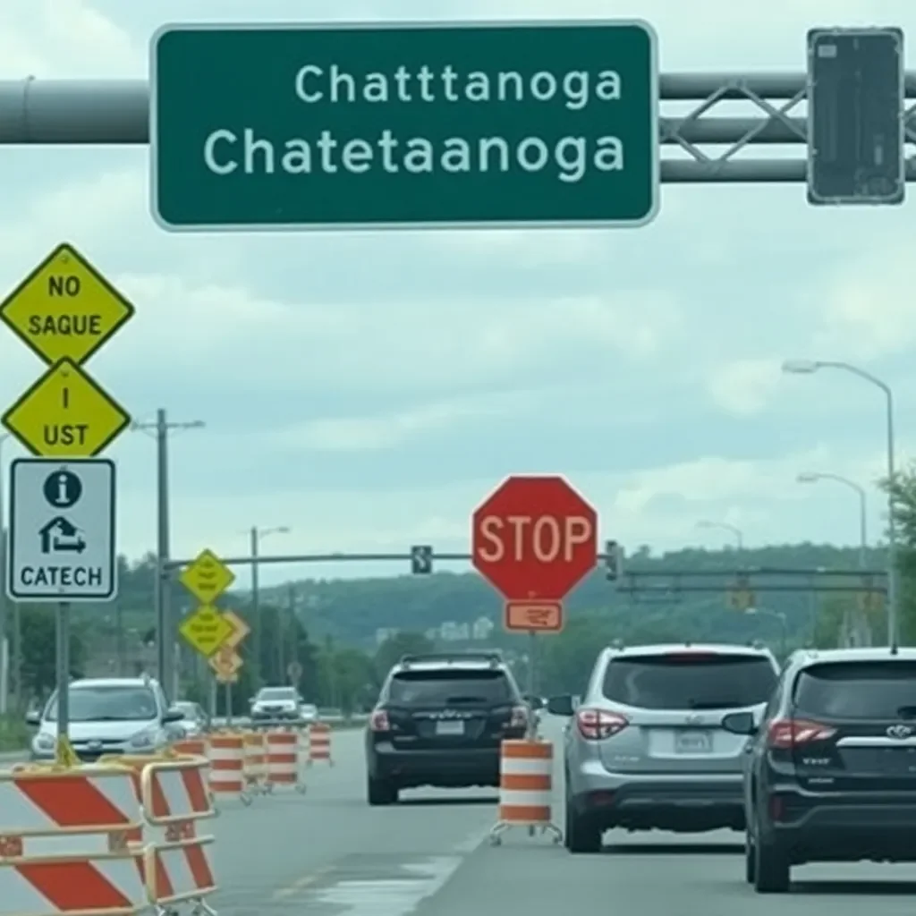 Chattanooga Commuters Face Weekend Traffic Changes on Interstate 24