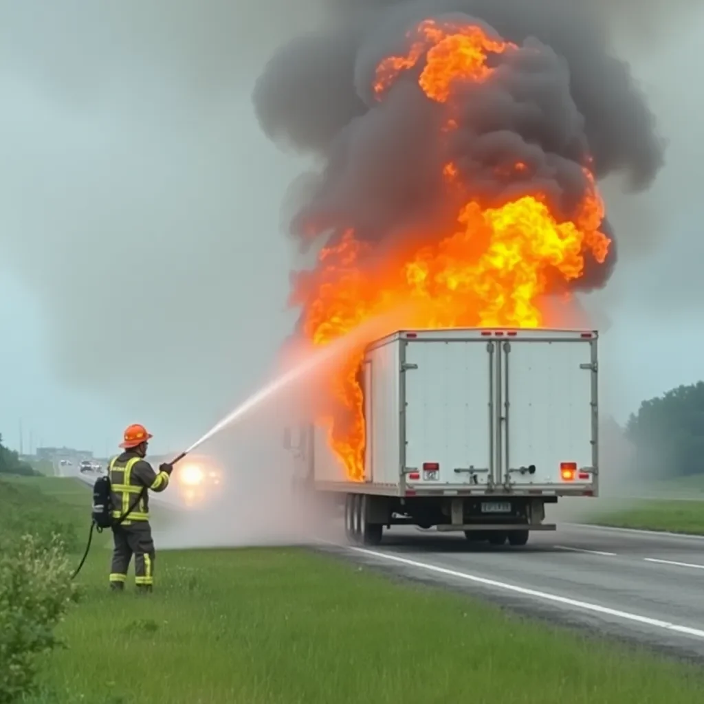 Chattanooga Fire Department Quickly Responds to Trailer Fire on Lee Highway