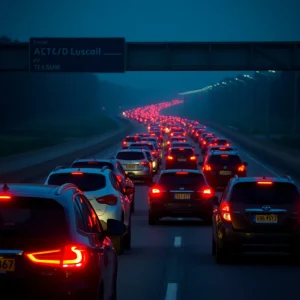 Traffic Nightmare on I-75 Southbound Near Chattanooga