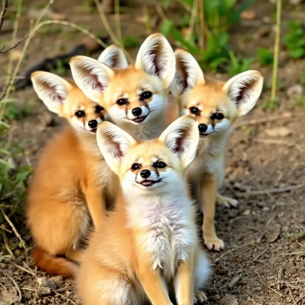 Chattanooga Zoo Welcomes Adorable Fennec Fox Family: Meet Max, Gus, Quinn, and Daisy!