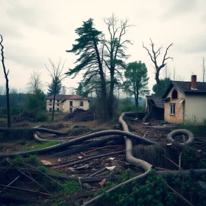 Severe Storm System Strikes Athens, Alabama Causing Massive Damage and Disruption