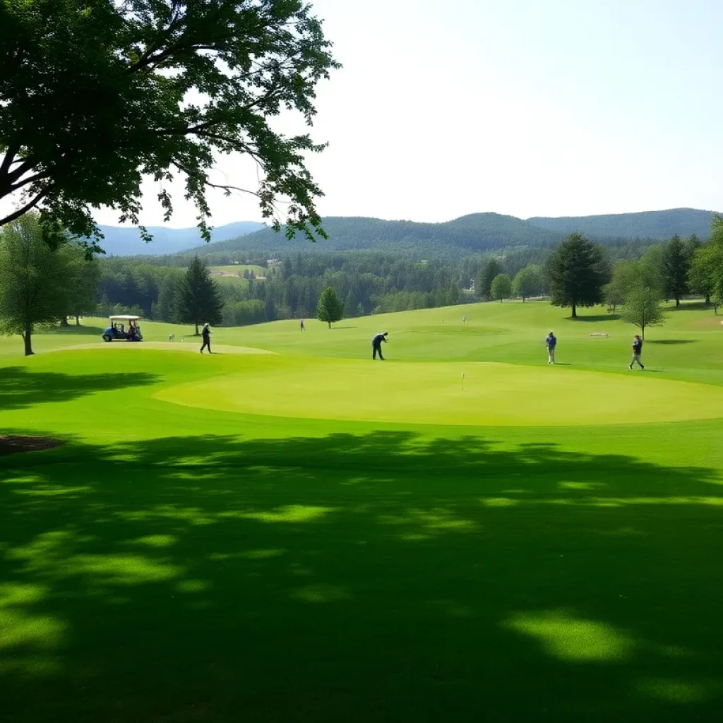 Scenic view of a golf course in Chattanooga