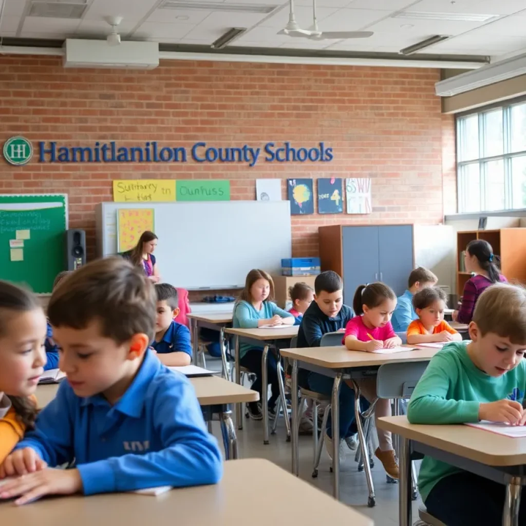 Students in Hamilton County Schools engaged in a classroom setting