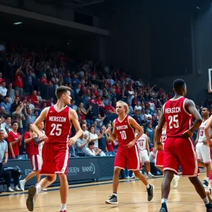 Indiana University basketball team during the game at Simon Skjodt Assembly Hall