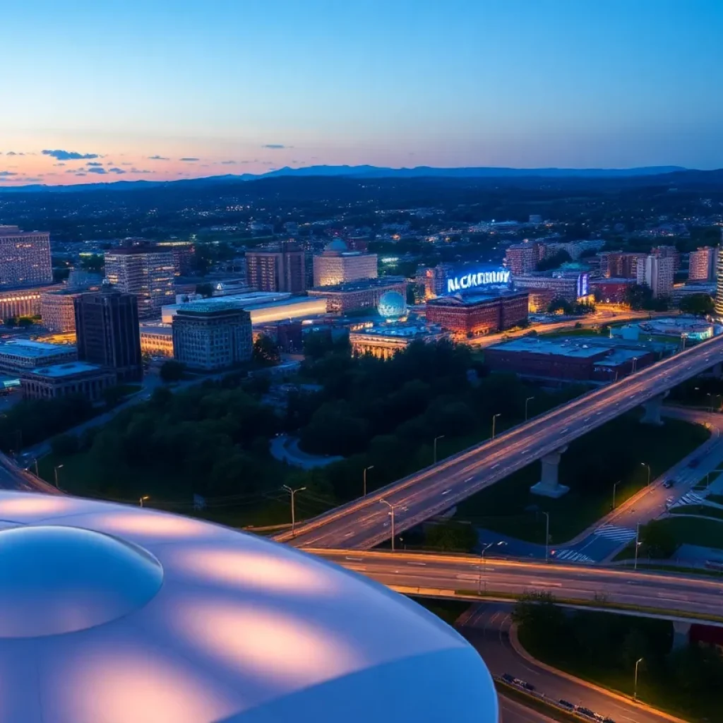 Chattanooga cityscape highlighting AI advancements