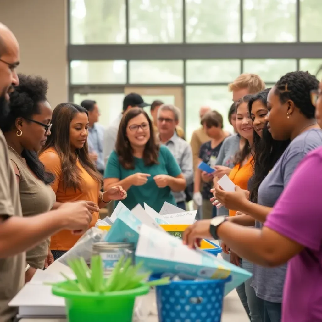 Volunteers in Chattanooga working on youth support initiatives