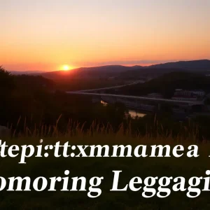 Serene landscape of Chattanooga during sunset