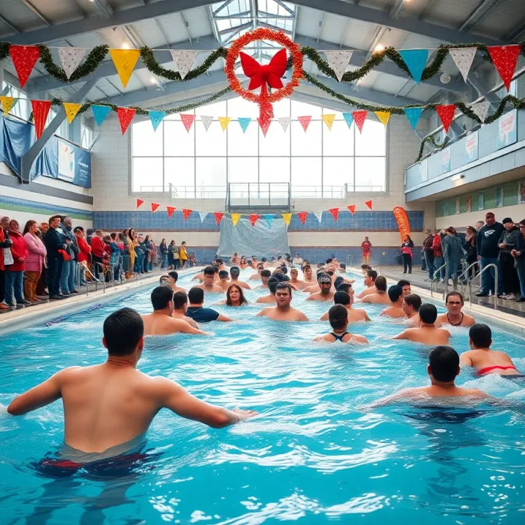 Participants ready for the Chattanooga Polar Plunge