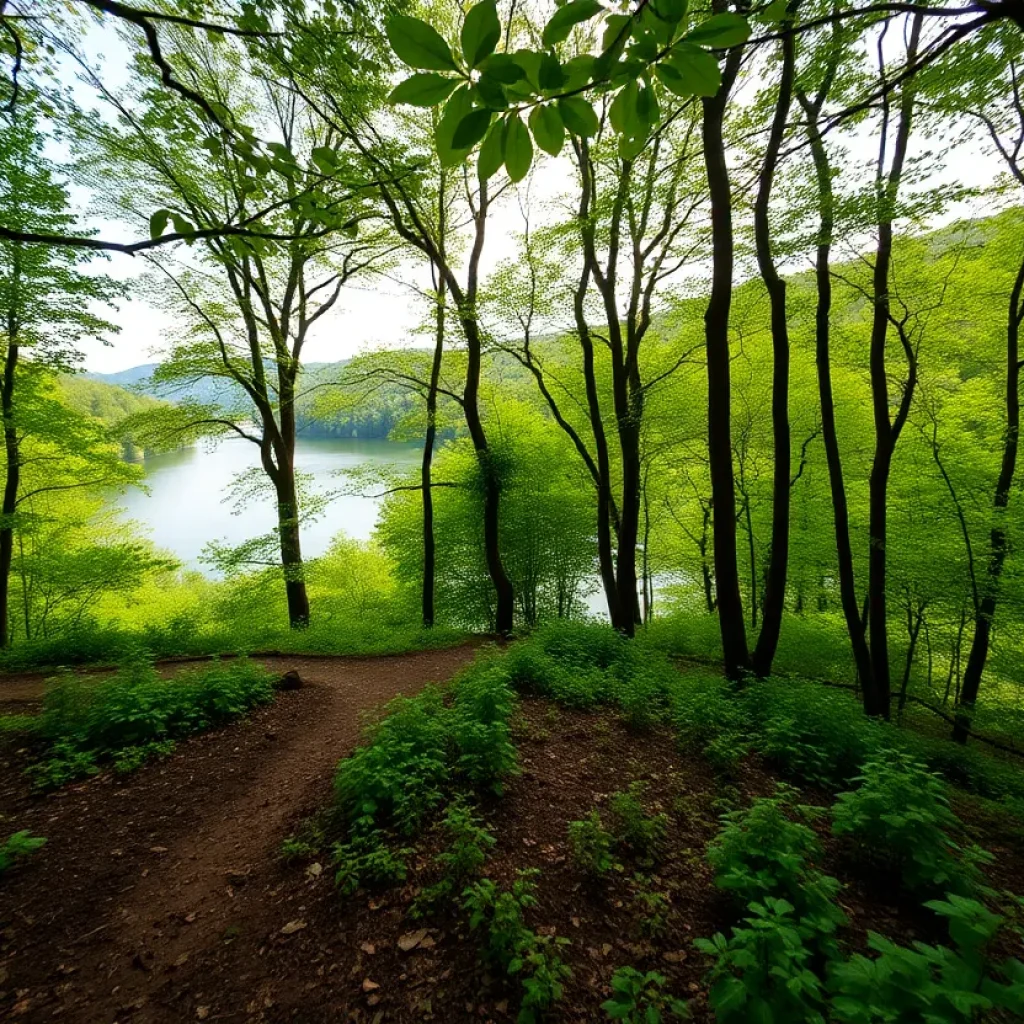 Woodlands in Chattanooga representing adventure and nature.