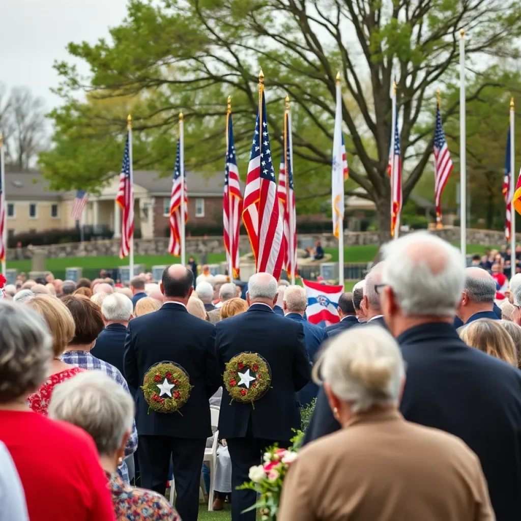 Community members gather to honor a WWII hero in Chattanooga.