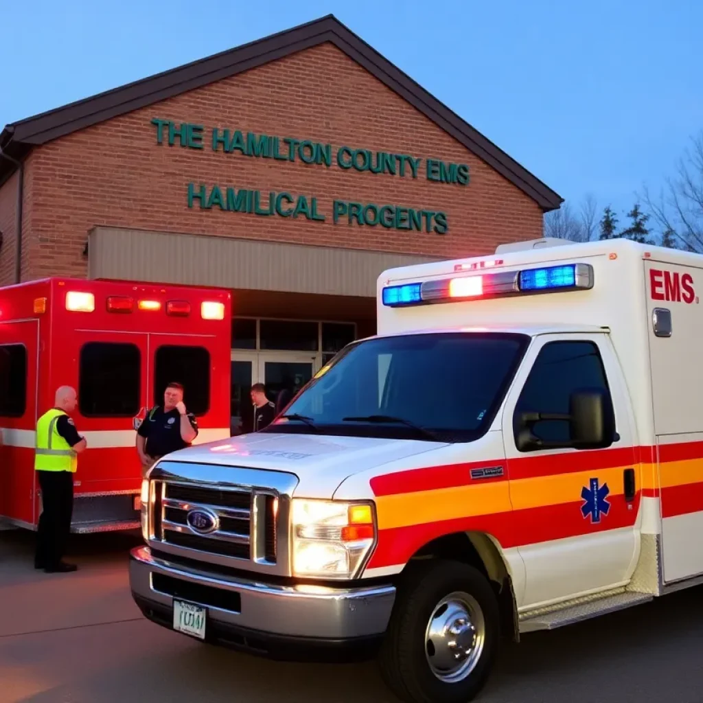 Ambulance and paramedics at Hamilton County EMS