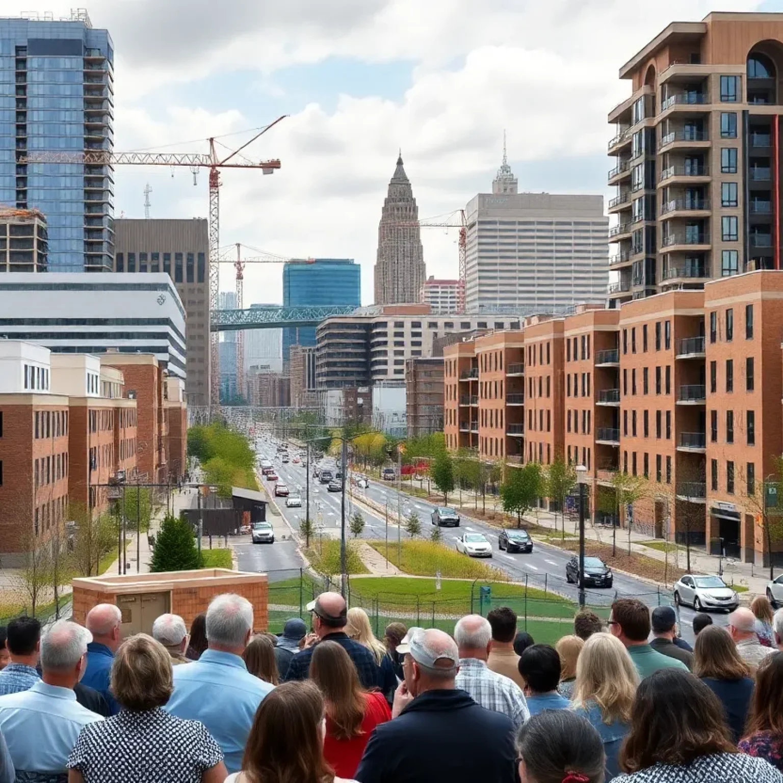 Community discussing housing development in Nashville