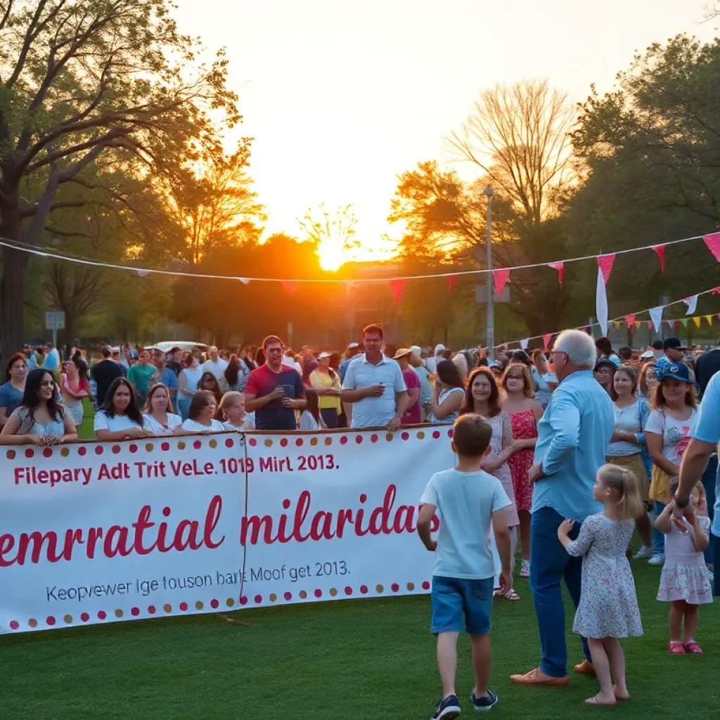 Community members celebrating the 50th Anniversary of March of Dimes Telerama in Chattanooga.