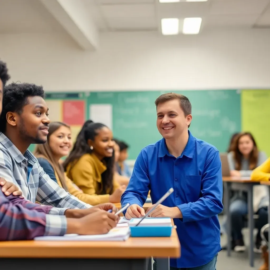 Students engaged in learning at a charter school in Tennessee