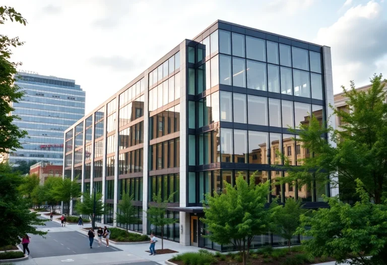 BCBST headquarters reflecting modern work culture in Chattanooga