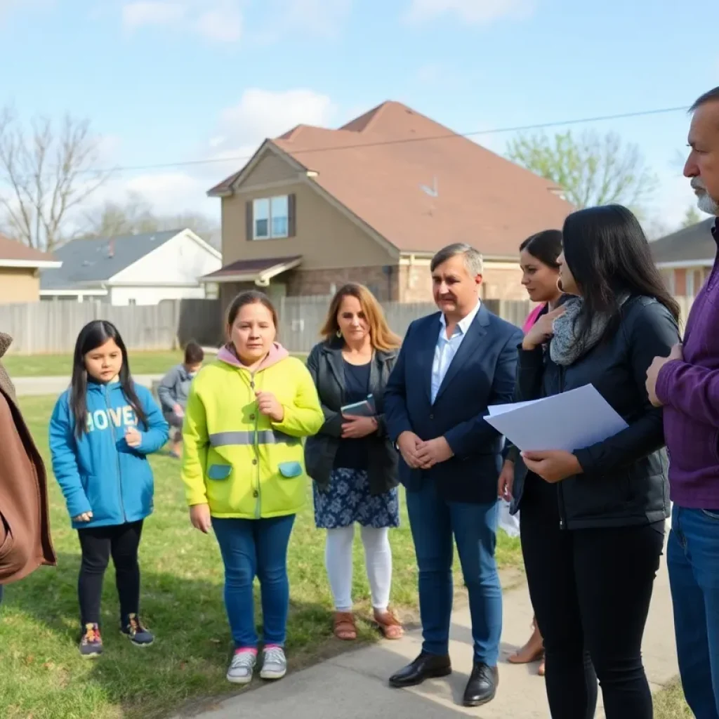 Parents and educators in discussion about school safety