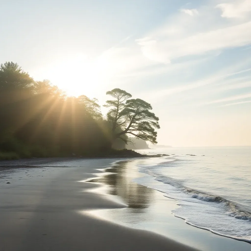 A serene landscape in Georgia symbolizing grief and healing