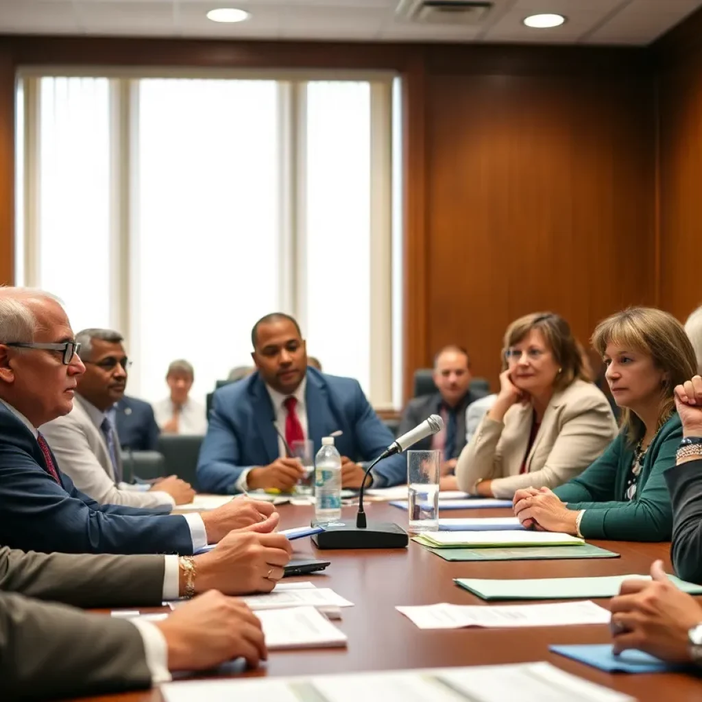 Hamilton County Council members discussing government efficiency.