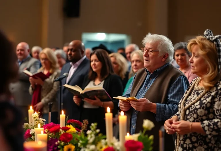 Community members gathered to celebrate the life of a Southern Gospel pioneer.