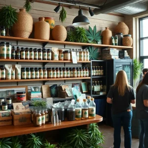 Local hemp store in Chattanooga with diverse products