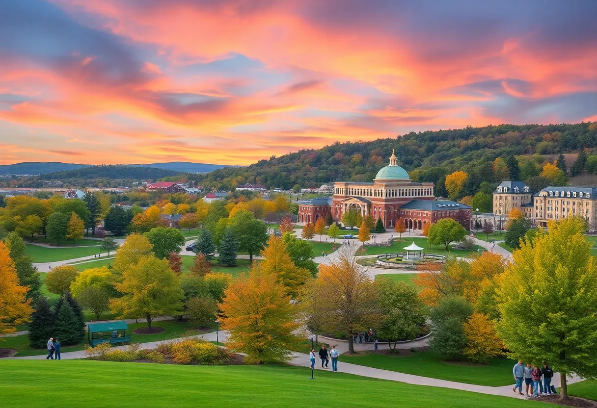 Scenic view of Chattanooga showcasing urban and natural beauty
