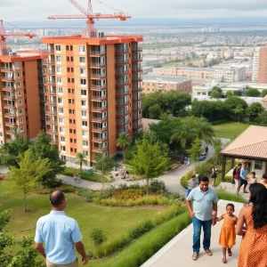 New apartments under construction in Chattanooga's Westside community.