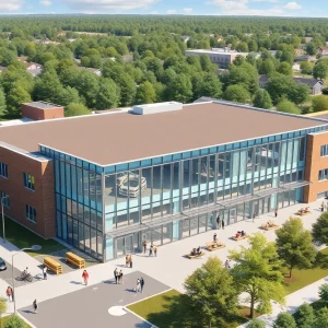 Rendering of the Gateway Technical School in Chattanooga