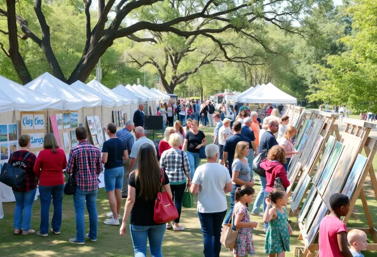 Visitors enjoying activities at the We Make Festival in Chattanooga